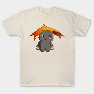 Kitty Leaf Autumn T-Shirt